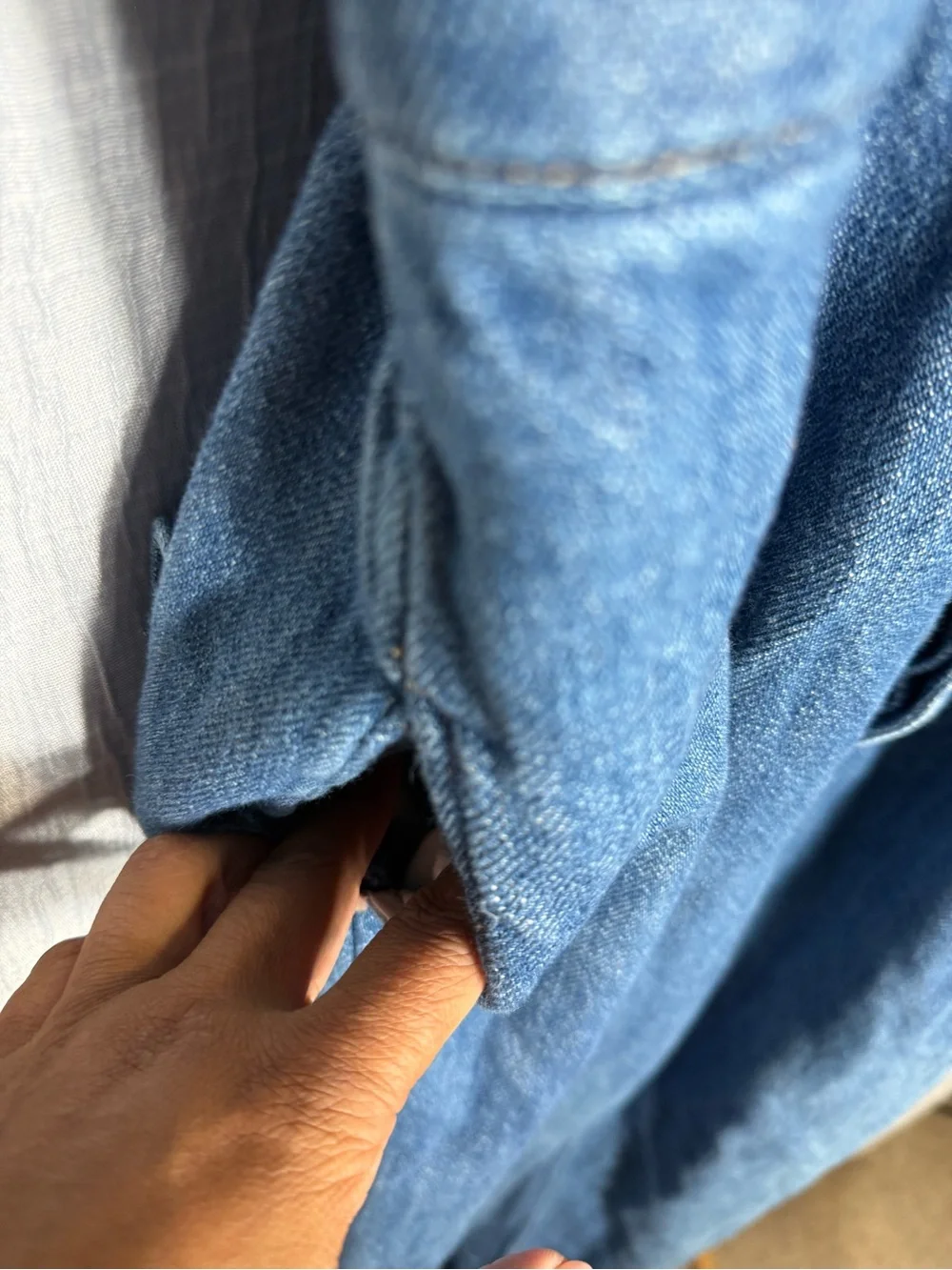 Free People‎ Madrid Denim Coverall blue small